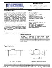 MIC29710 datasheet pdf Micrel Semiconductor