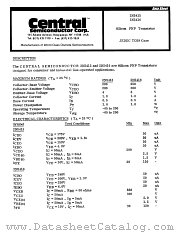 2N5415 datasheet pdf Central Semiconductor