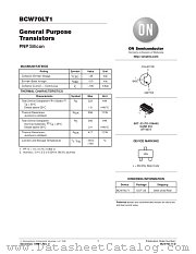 BCW70L datasheet pdf ON Semiconductor