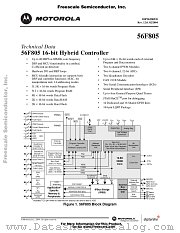 DSP56F805 datasheet pdf Freescale (Motorola)