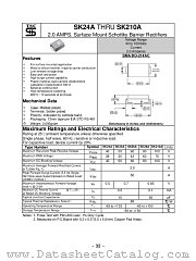 SK25A datasheet pdf Taiwan Semiconductor