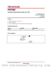 HVC362 datasheet pdf Renesas