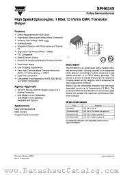 SFH6345-X009 datasheet pdf Vishay