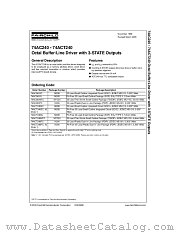 74ACT240SC datasheet pdf Fairchild Semiconductor