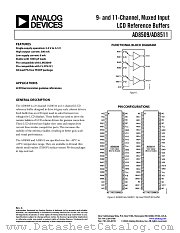 AD8511ARUZ-REEL datasheet pdf Analog Devices