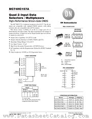 MC74HC157A datasheet pdf ON Semiconductor