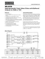 ML6426CS4 datasheet pdf Fairchild Semiconductor