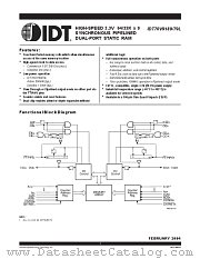 IDT70V9189L9PF8 datasheet pdf IDT