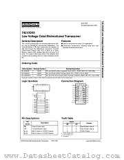 74LVX245MX datasheet pdf Fairchild Semiconductor