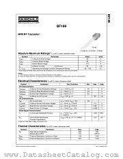 BF199 datasheet pdf Fairchild Semiconductor
