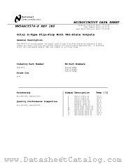 54ACT374FM-MLS datasheet pdf National Semiconductor