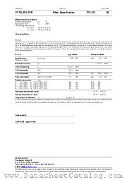 TFS912 datasheet pdf Vectron