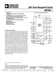 ADP3405ARU-REEL datasheet pdf Analog Devices