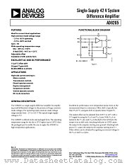 AD8205YC-PT datasheet pdf Analog Devices