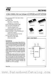 M27W402-100K6 datasheet pdf ST Microelectronics