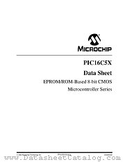 PIC16C54T-10/SS datasheet pdf Microchip