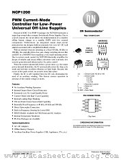 NCP1200D60R2G datasheet pdf ON Semiconductor