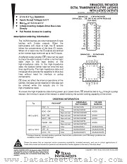 SN74AC533PWR datasheet pdf Texas Instruments