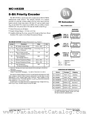 MC14532B datasheet pdf ON Semiconductor