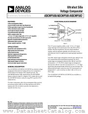 ADCMP582 datasheet pdf Analog Devices