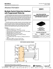 MC33972 datasheet pdf Freescale (Motorola)