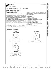 LM336BZ-5.0 datasheet pdf National Semiconductor