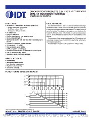 QS3VH253Q8 datasheet pdf IDT