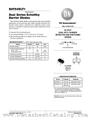BAT54SLT1 datasheet pdf ON Semiconductor
