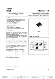 THBT15011 datasheet pdf ST Microelectronics
