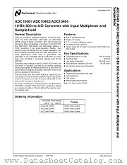 ADC10464CIWM datasheet pdf National Semiconductor