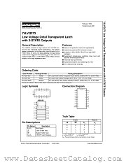 74LVQ373QSC datasheet pdf Fairchild Semiconductor