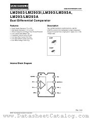 LM393AN datasheet pdf Fairchild Semiconductor