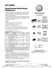 MC14066BFEL datasheet pdf ON Semiconductor