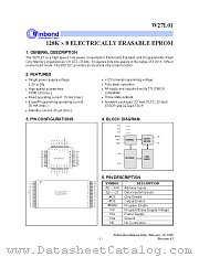 W27L01 datasheet pdf Winbond Electronics