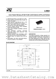 L4952 datasheet pdf ST Microelectronics