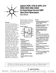 HCPL-5150-300 datasheet pdf Agilent (Hewlett-Packard)