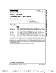 74AC125SJX datasheet pdf Fairchild Semiconductor