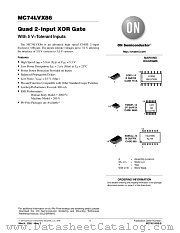 MC74LVX86DR2 datasheet pdf ON Semiconductor