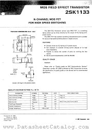 2SK1133-T1B datasheet pdf NEC