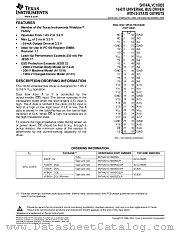 SN74ALVC16835DLR datasheet pdf Texas Instruments