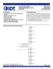 IDT5V2310PGI datasheet pdf IDT