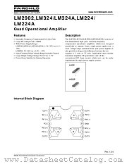 LM324AN datasheet pdf Fairchild Semiconductor