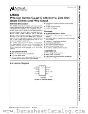 LM3822MMX-2.0 datasheet pdf National Semiconductor