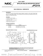 UPC319G2-T1 datasheet pdf NEC