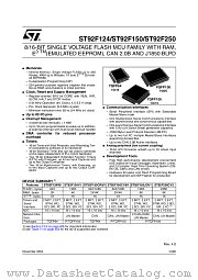 ST92F150JDV1TC datasheet pdf ST Microelectronics