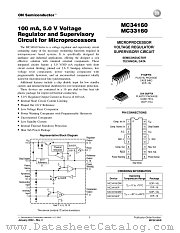 MC33160DWR2 datasheet pdf ON Semiconductor