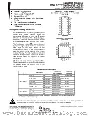 SN74AC563NSR datasheet pdf Texas Instruments