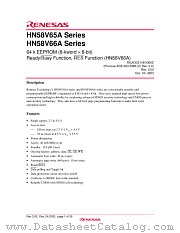 HN58V65AFP-10E datasheet pdf Renesas