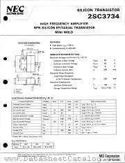 2SC3734-T2B datasheet pdf NEC