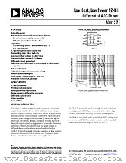 AD8137 datasheet pdf Analog Devices
